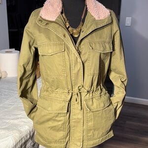 Madewell Sherpa Lined Utility Jacket XS